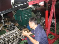 Majar engine overhaul